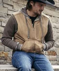 Kayce Dutton Yellowstone TV Series Brown Cotton Vest