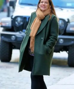 Anna Chlumsky Inventing Anna Vivian Kent Wool Coat