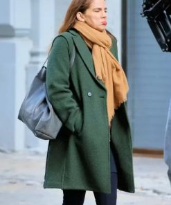 Anna Chlumsky Inventing Anna Vivian Kent Trench Coat