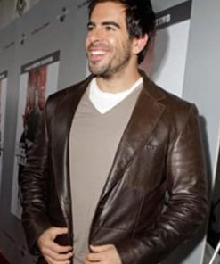 Eli Roth Inglourious Basterds Leather Coat