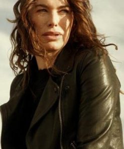 Gypsy 9 Bullets Lena Headey Leather Black Jacket
