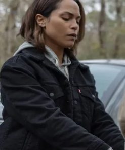 Monica Raymund Hightown Black Jacket
