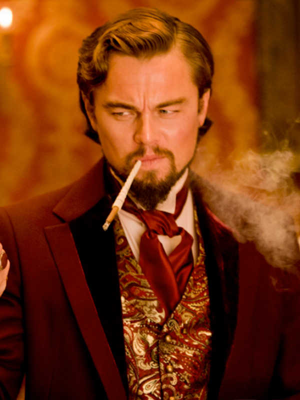 Leonardo DiCaprio Django Unchained Wool Coat Leonardo DiCaprio Django Unchained Wool Red Coat
