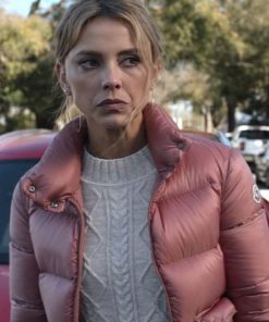 Renee Segna TV Series Hightown Pink Puffer Jacket