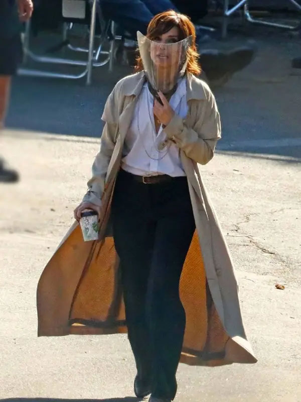 Sandra Bullock Bullet Train Trench Coat Bullet Train Maria Beetle Trench Coat