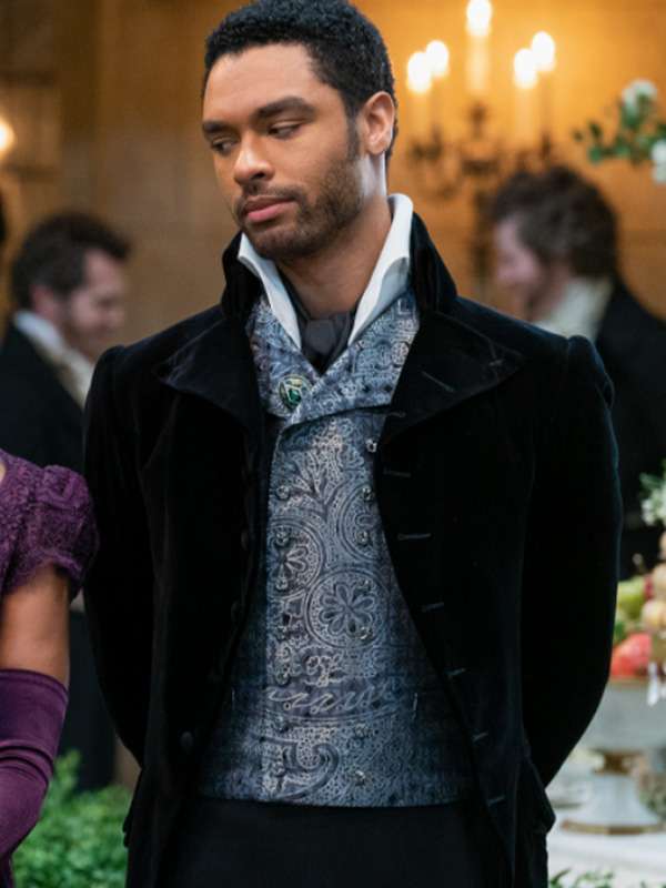 Simon Basset Bridgerton Black Coat Simon Basset Bridgerton Coat