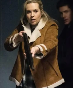 Supernatural Donna Hanscum Suede Jacket