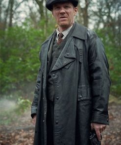 Peaky Blinders Jimmy McCavern Black Trench Coat