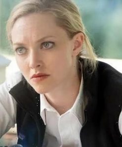 The Dropout Amanda Seyfried Black Vest