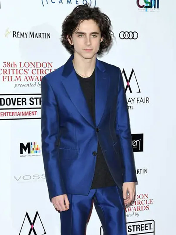 Timothée Chalamet Dune Paul Atreides Cotton Blazer Dune Paul Atreides Cotton Blazer