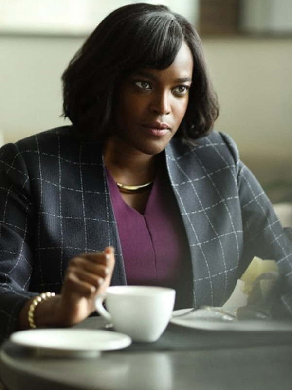 Wunmi Mosaku We Own This City Nicole Steele Grey Blazer Wunmi Mosaku We Own This City Nicole Steele Blazer