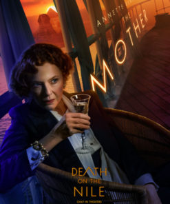 Annette Bening Death on the Nile Black Coat