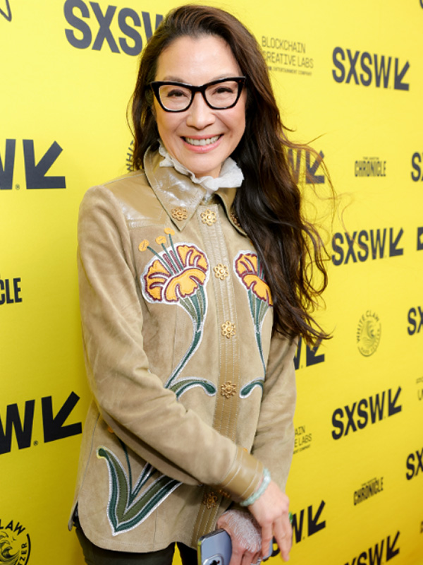 Evelyn Wang Everything Everywhere All at Once Evelyn Wang Suede Jacket Evelyn Wang Everything Everywhere All at Once Jacket