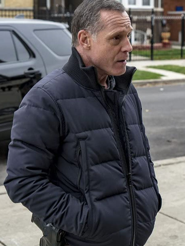 Hank Voight Chicago P.D Black Jacket Chicago P.D Jason Beghe Black Puffer Jacket