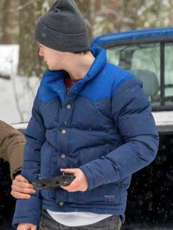 Harrison Morgan Dexter New Blood Blue Puffer Jacket Dexter: New Blood Jack Alcott Blue Jacket