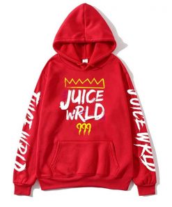 Juice WRLD 999 White Fleece Hoodie