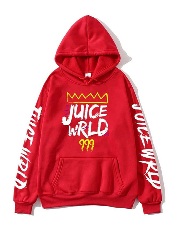 Juice WRLD 999 Red Fleece Hoodie Juice WRLD 999 White Fleece Hoodie