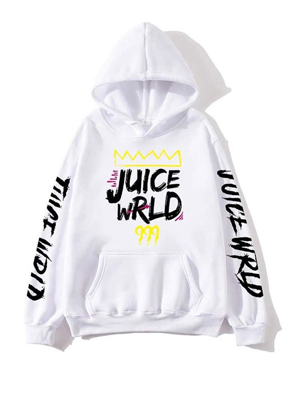 Juice WRLD 999 White Fleece Hoodie Juice WRLD 999 Black Fleece Hoodie