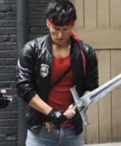 Kung Fury 2022 David Sandberg Leather Jacket