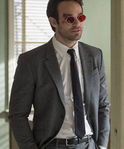 Daredevil Charlie Cox Grey Coat