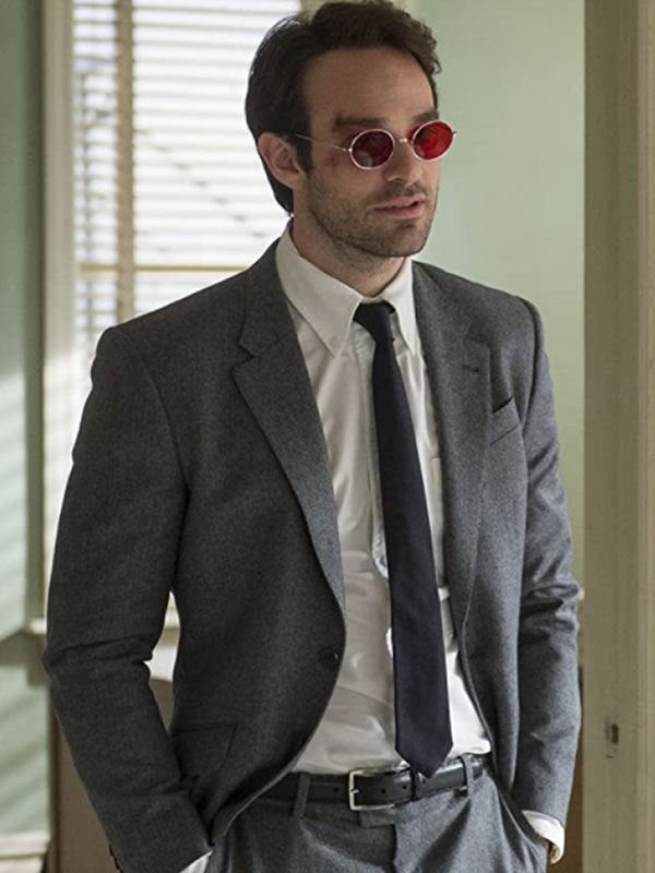 Matt Murdock TV Series Daredevil Grey Coat Daredevil Charlie Cox Grey Coat