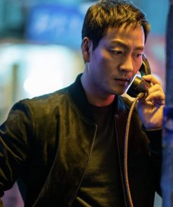 Park Hae-soo Yaksha: Ruthless Operations Bomber Leather Jacket