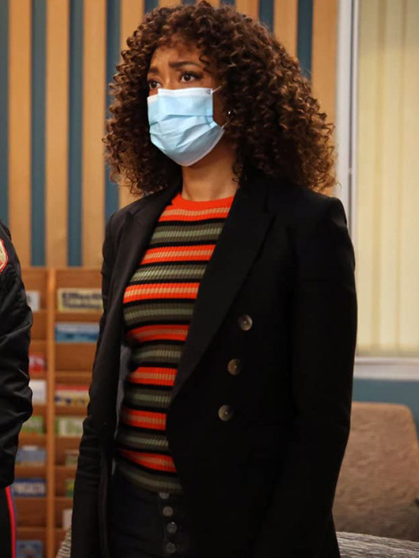 TV Series 9-1-1 Lone Star Gina Torres Black Blazer Tommy Vega 9-1-1: Lone Star Suiting Blazer