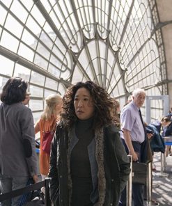 Eve Polastri Killing Eve Grey Cotton Coat