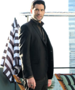 Tom Ellis Lucifer Black Blazer