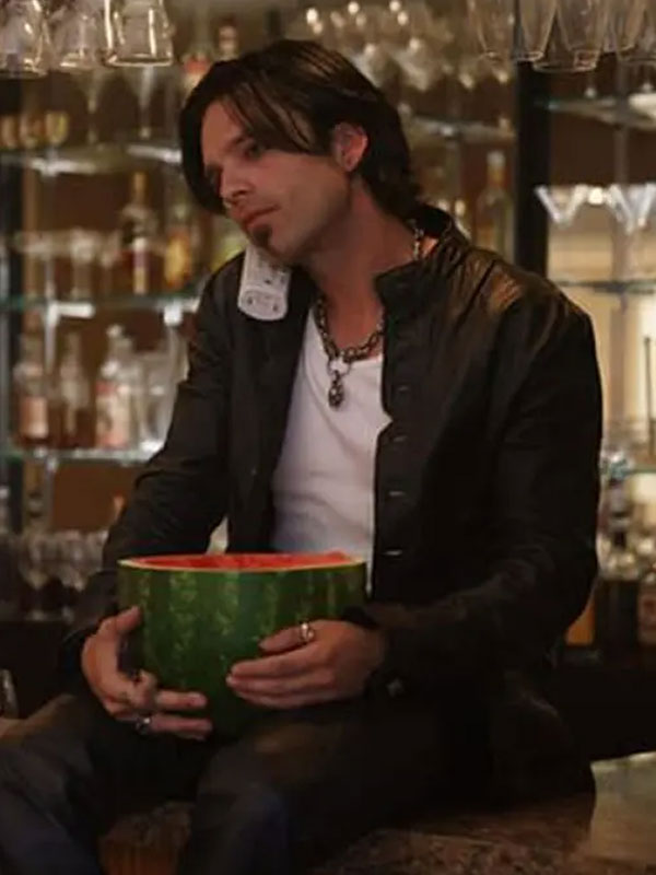 TV Series Pam & Tommy Black Leather Jacket Sebastian Stan TV Series Pam & Tommy Black Leather Jacket