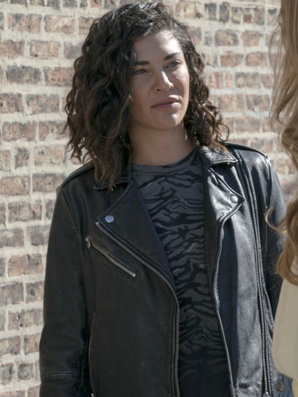 TV Series Shameless Jessica Szohr Jacket Nessa Shameless Leather Jacket