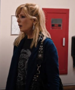 Beth Dutton Yellowstone Blue Trench Coat