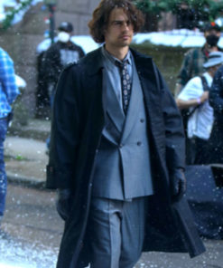 Theo James The Time Traveler’s Wife Blue Trench Coat