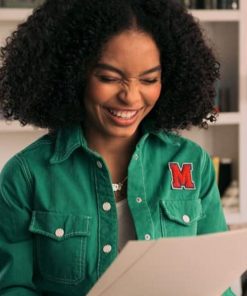 Yara Shahidi Dear Green Jacket