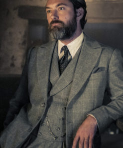 Fantastic Beasts: The Secrets of Dumbledore Jude Law Grey Blazer