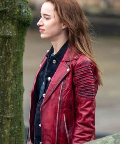 Bank Of Dave Alexandra Leather Jacket
