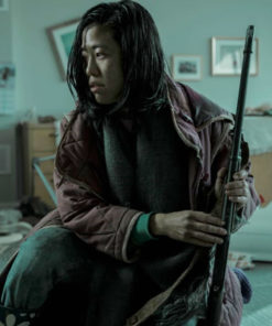 TV Series Black Summer Sun Kyungsun Maroon Coat