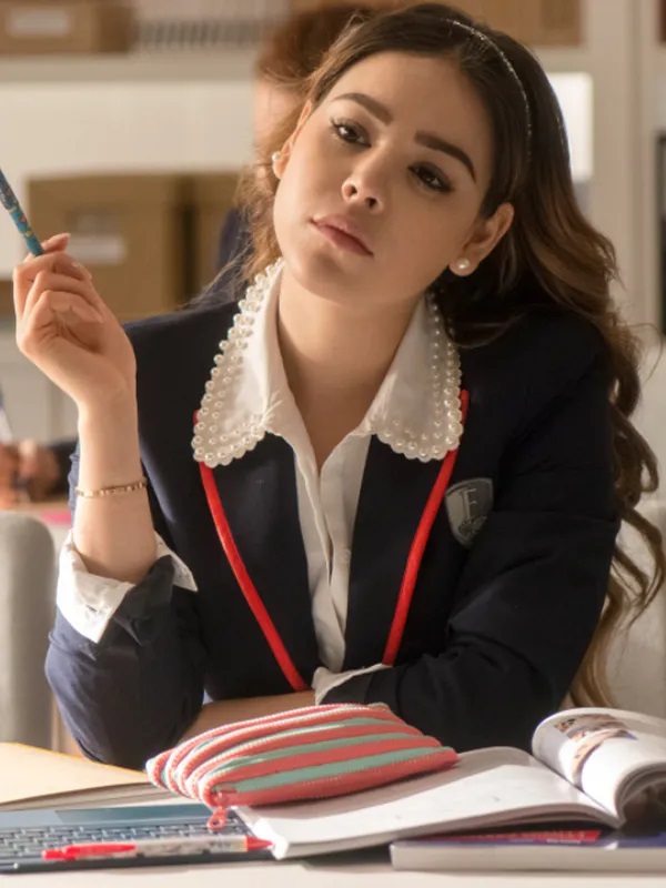 Danna Paola Elite Navy Blue Blazer TV Series Elite Lu Montesinos Blue Blazer