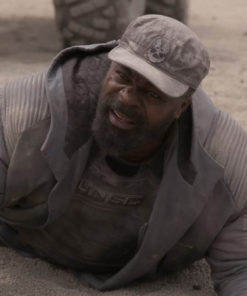 Danny Sapani Halo Hooded Grey Jacket