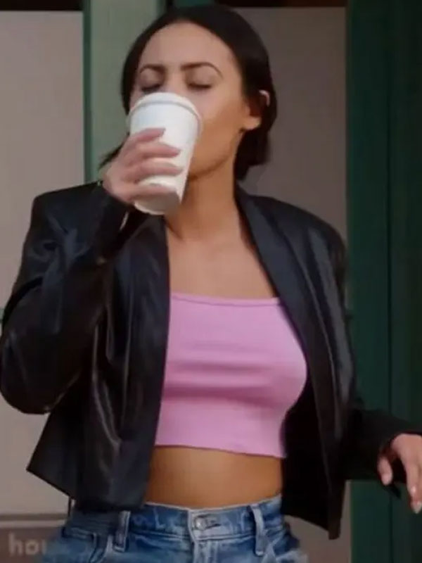 How I Met Your Father Valentina Black Jacket Francia Raisa TV Series How I Met Your Father Leather Jacket