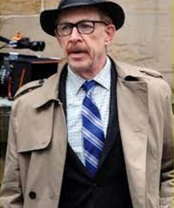 Batgirl (2022) J.K. Simmons Brown Trench Coat