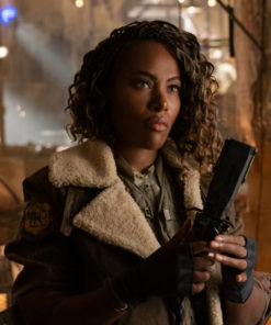 DeWanda Wise Jurassic World Dominion Shearling Jacket