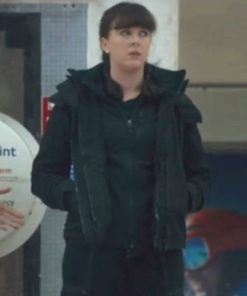 Rhian Killing Eve Black Cotton Jacket