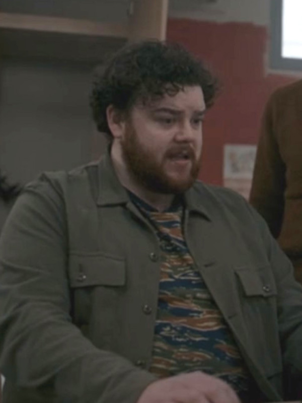 Killing Eve Turlough Convery Grey Jacket Bear TV Series Killing Eve Cotton Jacket