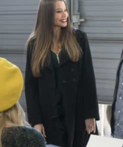 Sofía Vergara Black Coat