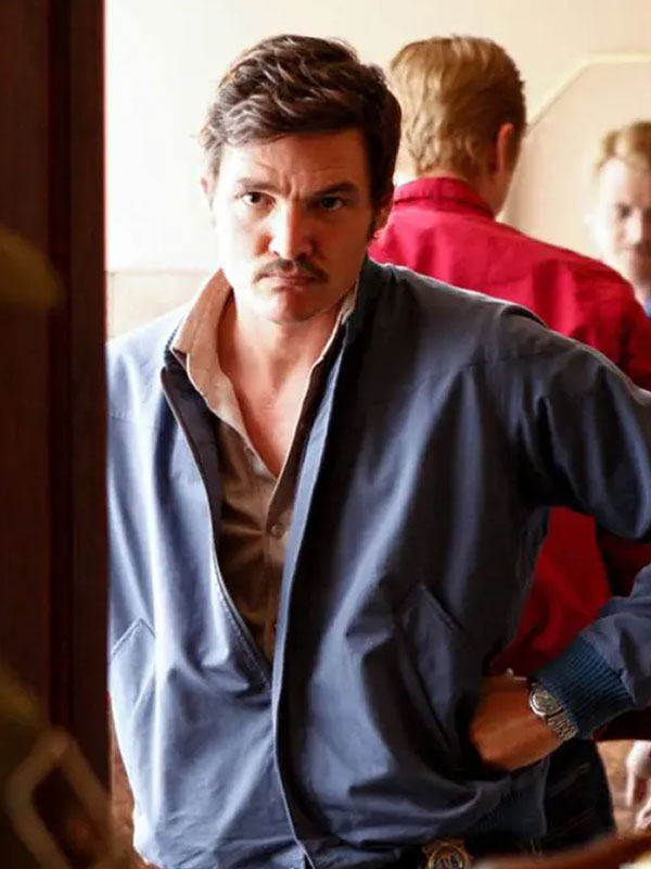 Narcos Pedro Pascal Jacket Javier Peña Narcos Blue Cotton Jacket