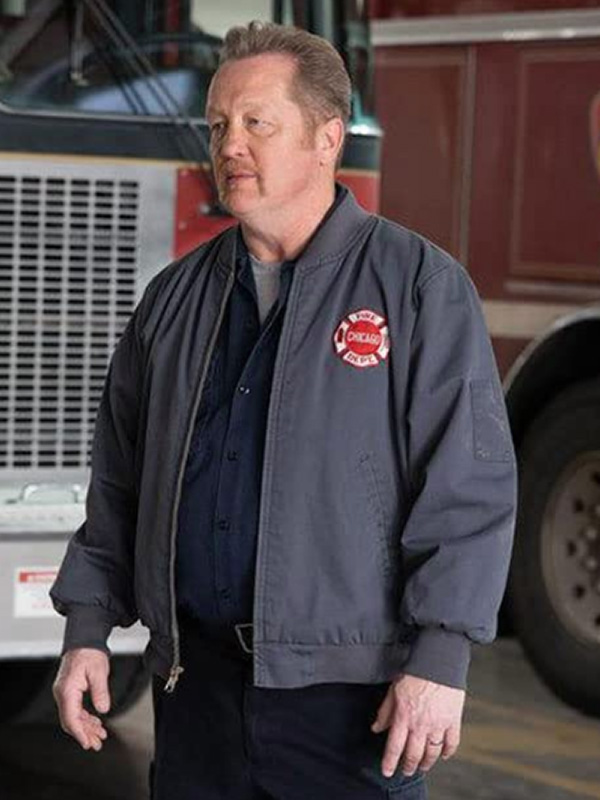 Randall McHolland TV Series Chicago Fire Grey Cotton Jacket Chicago Fire Christian Stolte Cotton Jacket