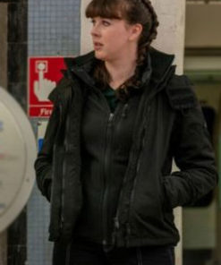 Killing Eve Rhian Black Cotton Jacket