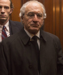 The Wizard of Lies Movie Bernie Madoff Cotton Black Coat