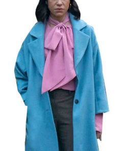 TV Series Stay Close Megan Pierce Blue Trench Coat